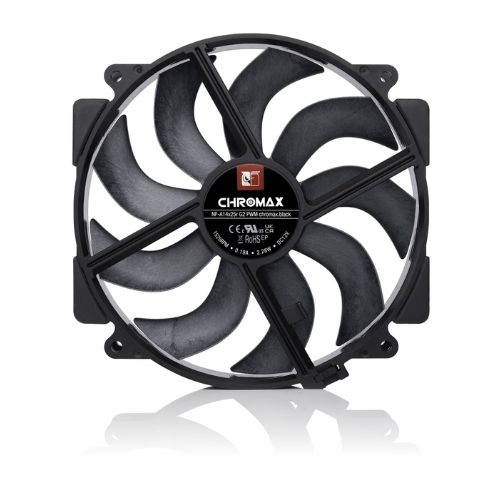 Noctua NF-A14x25r G2 PWM Chromax Black 140mm Cabinet Fan
